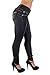 Style SF85100S–Colombian Design, Butt Lift, Levanta Cola, Skinny Jeans in Washed Black Size 5