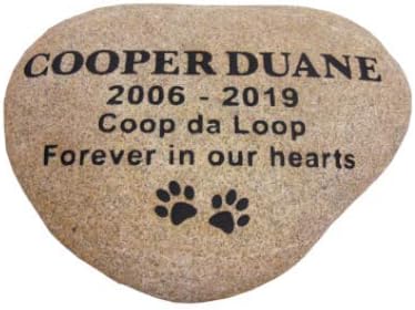 river rock pet memorials