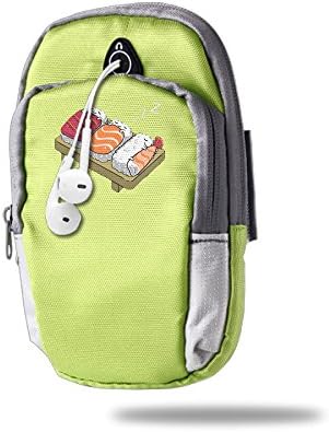 Erjran Sleeping Cute Sushi Outdoor Arm Bag KellyGreen