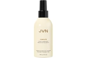 JVN Complete Leave-In Conditioning Mist, 5 Fl Oz, Frizz Fighting Moisture Multiplier, Detangler, UV and Heat Protection Spray, Hair Care for Women and Men, Silicone Free