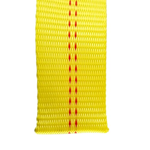 Heavy Duty Emergency Tow Strap 2" x 20 FT 10,000LB Towing Rope w/ 2 Steel Hooks includes free bag