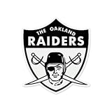 Oakland Raiders NFL car bumper sticker decal (4