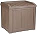 Amazon Basics 22 Liters Resin Deck Storage Box, Mocha