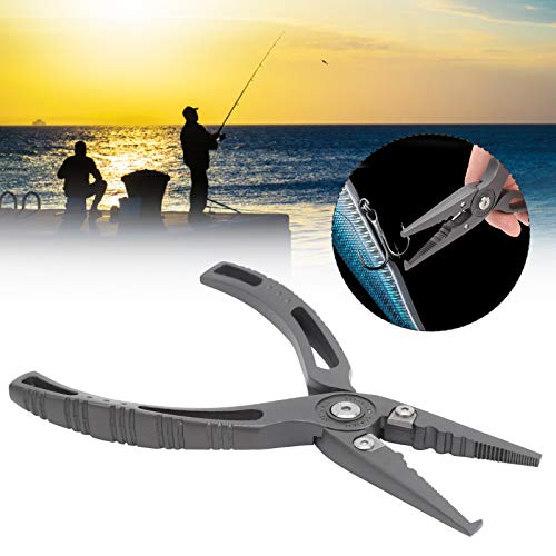 Vbestlife Angelzange aus Titanlegierung, Angelschneider und Spalthaken-Entfernungsschere Angelzange mit… – Bild 3