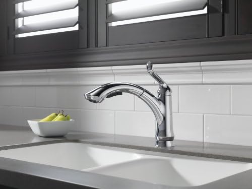 Delta Faucet Linden Single Handle Kitchen Sink Faucet With Pull