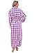 Alexander Del Rossa Womens Fleece Robe, Long Bathrobe