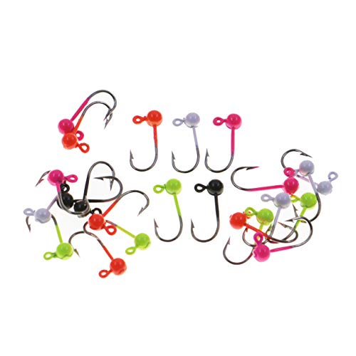 Temorah Fly Tying Jig Heads (Assorted, 1/32 OZ 50PCS) - Thumbnail 2