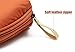 Admirable Idea Small Portable Cosmetic Travel Bag,Women Girls Handy Cosmetic Pouch,Travel Organizer Case Makeup Bag - Orange