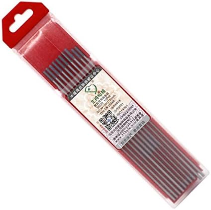 WC20 Tungsten Electrode 2% Ceriated Welding Rod Grey Tip for TIG Weld 3/32'' x 6'' (2.4*150mm) Pk-10
