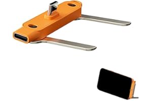 240W USB C to USB C Fast Charging Cable with 360° Rotatable Invisible Phone Stand, Detachable 2-in-1 Stand Adapter, 5ft Liqui