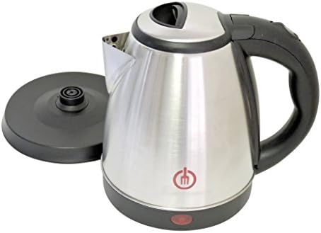 1.5L Cordless Electric Kettle Stainless Steel 120V with Automatic Shutoff