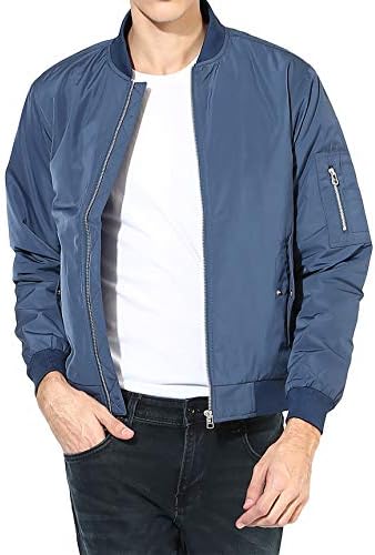 Gordania FL120 Aviator Flight Series Men's Slim Fit Short Bomber Jacket