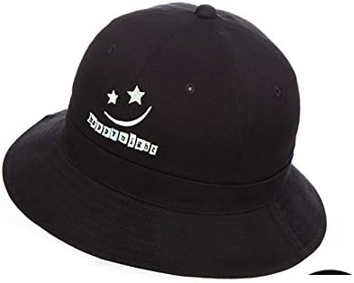 Sweet costume Summer Bucket Hat Korean Embroidery Fisherman Hat Folding Outdoor Leisure Hat-E Adjustable