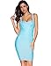 meilun Women's Celebrity Bandage Bodycon Dress Strap Party Pencil Dress
