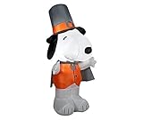Peanuts Snoopy As Pilgrim 4 Ft. Indoor/outdoor Inflatable