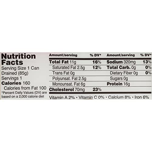 Brunswick Boneless Kipper Style Herring Fillets, 3.53 oz Can 18g