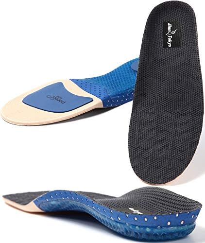 JINN TOKYO インソール 人間工学に基づいた衝撃吸収 ユニセックス・ユニバーサルデザイン Blueプレミアム (L（26~28）)