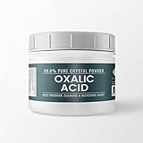 Oxalic Acid (2 lb (32 oz)) by Earthborn Elements, Resealable Tub with Scoop, Crystal Powder, C2H2O4, Wood Bleaching Agent, Rust Remover