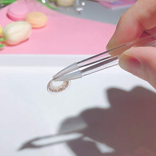 image for KISEER 5 Pack Clear Portable Travel Contact Lens Remover Tool Kit Eye 