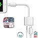Headphone Adapter for iPhone 8/8Plus Headphone Jack aux Adapter for iPhone X/XS/8/8Plus/7/7Plus Converter Adapter Accessories Charge Cables & Audio Connector 2 in 1 Earphone Splitter Support iOS 12thumb 1