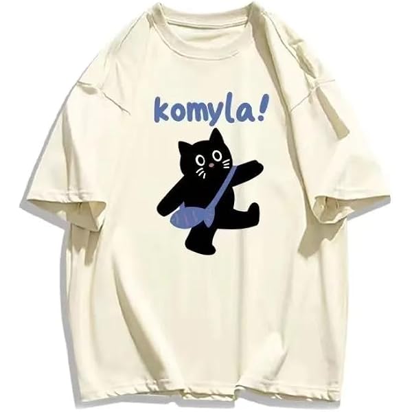 Kawaiiページ Women Kawaii Cotton Short Sleeve T-Shirts Harajuku Japanese