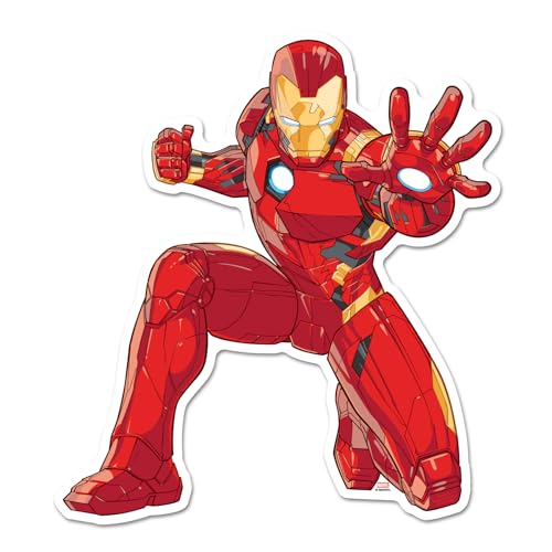 WinCraft Character Shape Wood Sign 11"x17" 1/4" Thick Marvel Iron Man