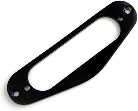 Black Telecaster Single Coil Pickup Ring Surround inc Screws
