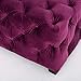 Christopher Knight Home Piper Velvet Ottoman, Fuchsia