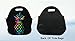 AOTIGO Pineapple Colorful Neoprene Lunch Bag Insulated Lunch Box Waterproof Tote Bag with Zipper for Kids Boys Girls Women Men