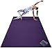 Gorilla Mats Premium Large Yoga Mat – 7' x 5' x 8mm Extra Thick & Ultra Comfortable, Non-Slip Barefoot Exercise Mat – Works Great on Any Floor for Stretching, Cardio or Home Workouts