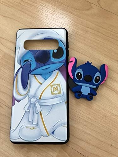 Stitch Samsung Galaxy S10+, TPU Stand Holder Case - Ship From NY