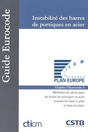 Instabilité des barres de portiques en acier