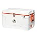 Igloo Super Tough STX Cooler, White/Orange, 54-Quart