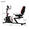 Indoor Recumbent Exercise Bike with Pulse, Stationary Cycling Bike with Bluetooth, 8Level Magnetic Resistance…