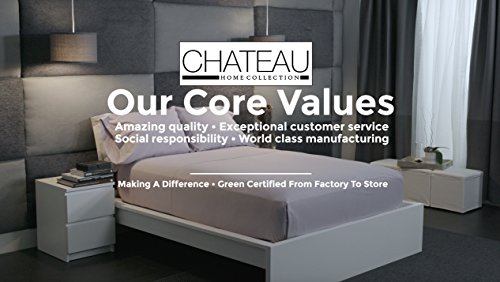 CHATEAU HOME COLLECTION Luxury 100% Pima Cotton 500 Thread Count Ultra Soft Solid Sheet Set, Lowest Prices - Mega Sale, Queen - Moonstone - Thumbnail 5