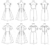 Butterick Patterns B6129 Misses'/Misses' Petite Dress Sewing Template, Size A5 (6-8-10-12-14)