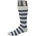 RioRiva Mens Dress Socks Mid Calf Crew Tube Socks for Business Grey Black Navy,MSK44 - Pack of 5,One Size