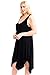 Modern Kiwi® Women's Plus Size Asymmetric Flowy Tank Tunic Dress (1X-4X)