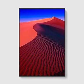 Framed Canvas Home Artwork Decoration Desert Canvas Wall Art for Living Room, Bedroom - 16x24 inches