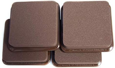 Amazon.de: EZ Moves Möbel-Gleiter, 7, 62 cm x 7, 62 cm, 4 Stück