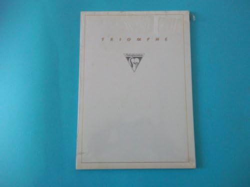 Clairefontaine Ref 6/170 Triomphe Writing Paper Unruled White 210 x 297 Velin Blanc / White 90 g Uni / Plain