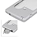 BESTSUN 3X 6X LED Illuminated Magnifier Card Shaped Reading Magnifying Glass, Silver