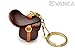 Saddle Horse/Equine Goods 3D Leather Keychain(L) VANCA CRAFT-Collectible Keyring Charm Pendant Made in Japan