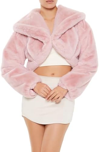 Amazon.com: Forever 21 Faux Fur Teddy Coat BLUE Small : Clothing
