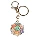 Kissweet Fashion Women Little Daisy Flower Ball Keychain Bag Pendant Charms