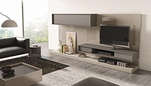 J&amp;M Composition 217 Beige &amp; Grey Entertainment Wall Unit