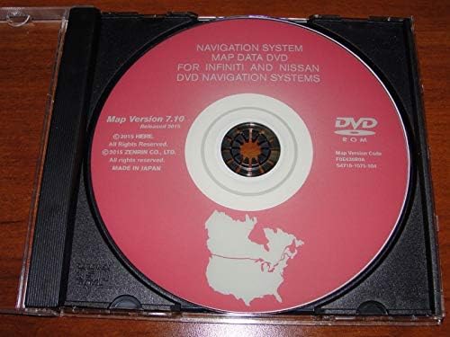 Nissan/Infiniti 2015 Navigation Map Update DVD V7.10 Latest & Last Release