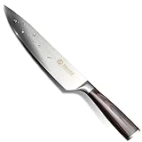 Newild Chef knife 8 inch Professional Kitchen Knife German Stainless Steel, Ultra Sharp, Wear Resistant, Anti-Corrosion Antibacterial and with Ergonomics Handle