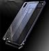 Huawei P20 Pro Case,DAYJOY Luxury Design Premium Aluminum Metal Shockproof Bumper Frame Case With tempered Glass Back Cover for Huawei P20 Pro (BLACK)
