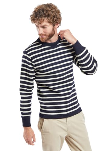 Armor Lux Pull Marin Rayé Fouesnant Homme Jersey, Bleu (Rich Navy/Nature Bi5), 2 para Hombre